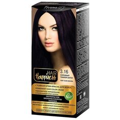 Белита-М Hair Happiness крем-краска для волос, 3.16 холодный темный шатен