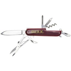 Нож многофункциональный DEXX 47645 красный