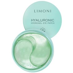 LIMONI Гидрогелевые патчи для глаз увлажняющие с гиалуроном Hyaluronic Hydrogel Eye Patch, 60 шт.