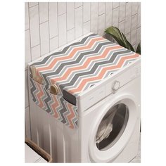 Органайзер для хранения "Просторы зигзагов" на стиральную машину, 45x120 см Ambesonne
