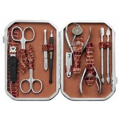 Маникюрный набор Zinger MSFC-804 SM, с книпсером, 10 предметов