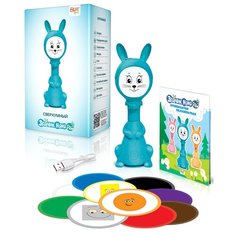 Развивающая игрушка BertToys Зайчик Няня PRO, синий