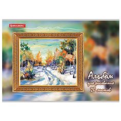 Альбом для рисования BRAUBERG Пейзаж 29.7 х 21 см (A4), 100 г/м², 20 л.