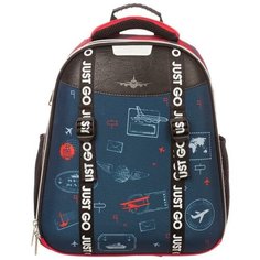 №1 School Ранец Basic Вокруг Света (1061328), синий