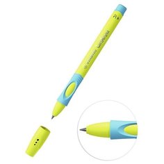 Ручка шариковая Stabilo LeftRight для правшей (0.4мм, синий цвет чернил, корпус желтый/голубой) (6328/8-10-41)