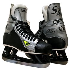 Коньки хоккейные Graf Supra 451 COBRA 2000 SR (размер R 8.5, цвет Серебристо-черный)