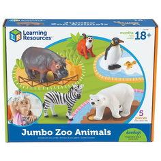 Игровой набор Learning Resources Jumbo Zoo Animals LER0788