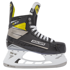 Коньки хоккейные Bauer Supreme S37 BTH20 SR (размер D 9, цвет Черный/ желтый) Бауэр
