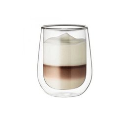 Стакан С двойными стенками 200 МЛ. Диаметр=6,4 СМ. высота=10 СМ. (КОР=48ШТ.) Lefard