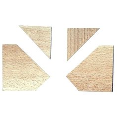 Головоломка Планета головоломок Упрямоугольник - 4 бежевый