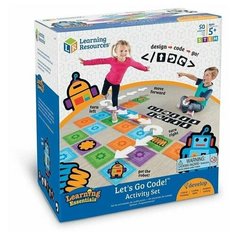 Learning Resources развивающая игрушка "Найди код" (напольная, 50 элементов)
