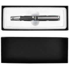 Ручка шариковая Zebra SLIDE BP115-GR авт. телескопич.корпус серый металлик синие чернила коробка подарочная Зебра