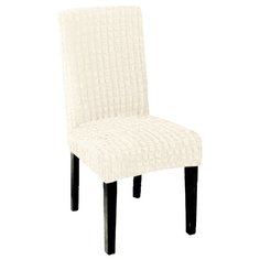 Чехол на стул универсальный без юбки белый Venera