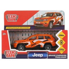 Машина инерционная "Технопарк" Jeep Grand Cherokee Trailhawk, открыв двери и багажник