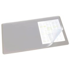 Настольное покрытие Durable 7202-10 53x40см серый нескользящая основа прозрачный верхний слой