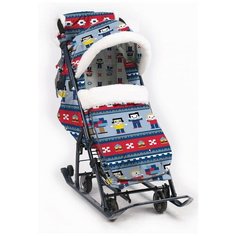 Санки-коляска Nika Ника Детям 7-5 стиле лего
