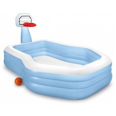Бассейн с баскетбольным кольцом 257х188х130см Intex