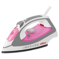 Утюг ARESA AR-3106 белый/розовый/серый
