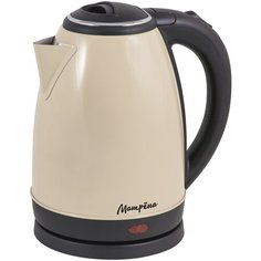 Чайник МАТРЁНА MA-002 электрический (1,8 л) стальной бежевый
