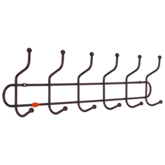 Вешалка настенная "Дружба 6", цвет медный антик ЗМИ