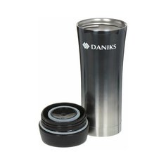 Термокружка Daniks SL-NT015, 0.45 л графит