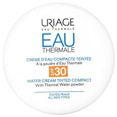 Uriage компактная крем-пудра Water Cream Tinted Compact SPF30 бежевый