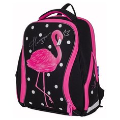 Berlingo ранец Nova Pink Flamingo, розовый/черный