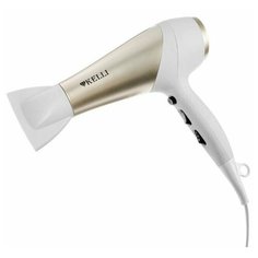 Фен KELLI KL-1125, 2400 Вт, 3 температурных режима, 2 скорости, белый