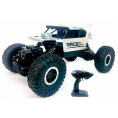 Радиоуправляемая машина - багги Monster 699-106, металлический корпус, 1:18, краулер на пульте управления, полный привод, подсветка, 2.4GHz, 27х16х13 см JD Toys