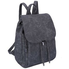 Сумка-рюкзак OrsOro, искусственная кожа, черный