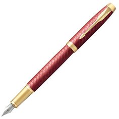 PARKER перьевая ручка IM Premium F318, 0.8 мм, 2143650, синий цвет чернил