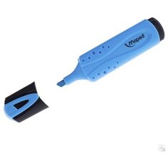 Maped Набор текстовыделителей Fluo Peps Classic, голубых, 12 шт. (742530), голубой
