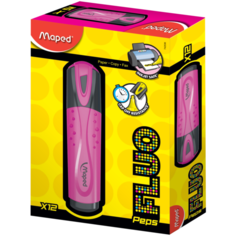 Maped Набор текстовыделителей Fluo Peps Classic (7425367) розовый, 12 шт, розовый