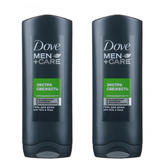 Гель для душа Dove Экстра Свежесть, освежающий "Dove Men+Care", 250 мл., 2 шт.