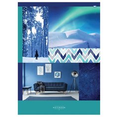 Бизнес-блокнот А4 80л. BG "Air blue", матовая ламинация, выб. лак BG®