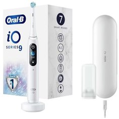 Электрическая зубная щетка с инновационной магнитной iO технологией Oral-B iO 9 White Alabaster