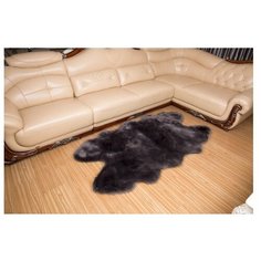 Мех для дома, Ковер из 4 шкур Искусственный мех, Серый, 4P-iD022-15 АВТОПИЛОТ