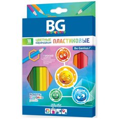 BG Карандаши цветные Sferiki, 18 цветов (KR18C_p 4655) BG®