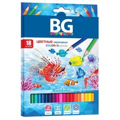 BG Карандаши цветные Maritime, 18 цветов (KR18C 4724) BG®