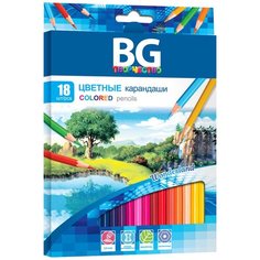 BG Карандаши цветные Wonderland, 18 цветов (KR18C 4651) BG®