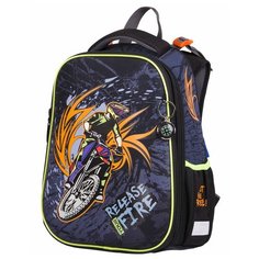 Berlingo ранец Expert Furious, черный/синий