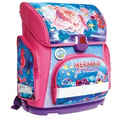 Hatber ранец Optimum Barbie - The Pearl Princess, розовый/голубой