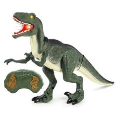 Радиоуправляемый робот динозавр Тираннозавр, Dinosaurs Island Toys RS6124A Тирекс, глаза светятся, ходит, рычит, подвижная голова, пасть, хвост, на пульте управления, 52х29.5х11 см