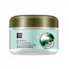 Маска для лица пузырьковая с глиной и коллагеном Senana