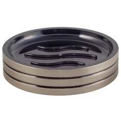 Мыльница настольная Vidage «Актру» пластик цвет серебро