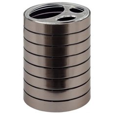 Стакан для зубных щёток настольный Vidage «Актру» пластик цвет серебристый