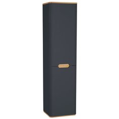 Пенал Vitra Sento 400х1575х350 подвесной, с корзиной для белья, петли слева, матовый антрацит 60856