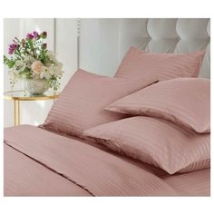 Комплект постельного белья Verossa stripe-sateen "Rouge", полуторный