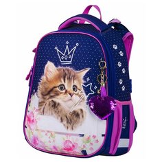Berlingo ранец Expert Princess cat, синий