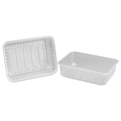 Контейнеры одноразовые Стиролпласт, набор 500шт., 179*132*46мм, 750мл, ПП, прозрачные (код крышки 300328), 300324